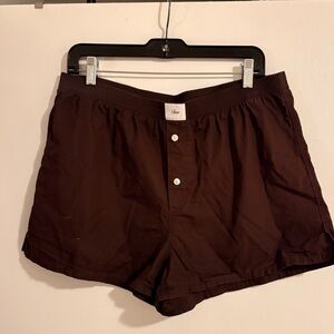 TNA ARITZIA | Dally boxer, chocolate brown | Sz L